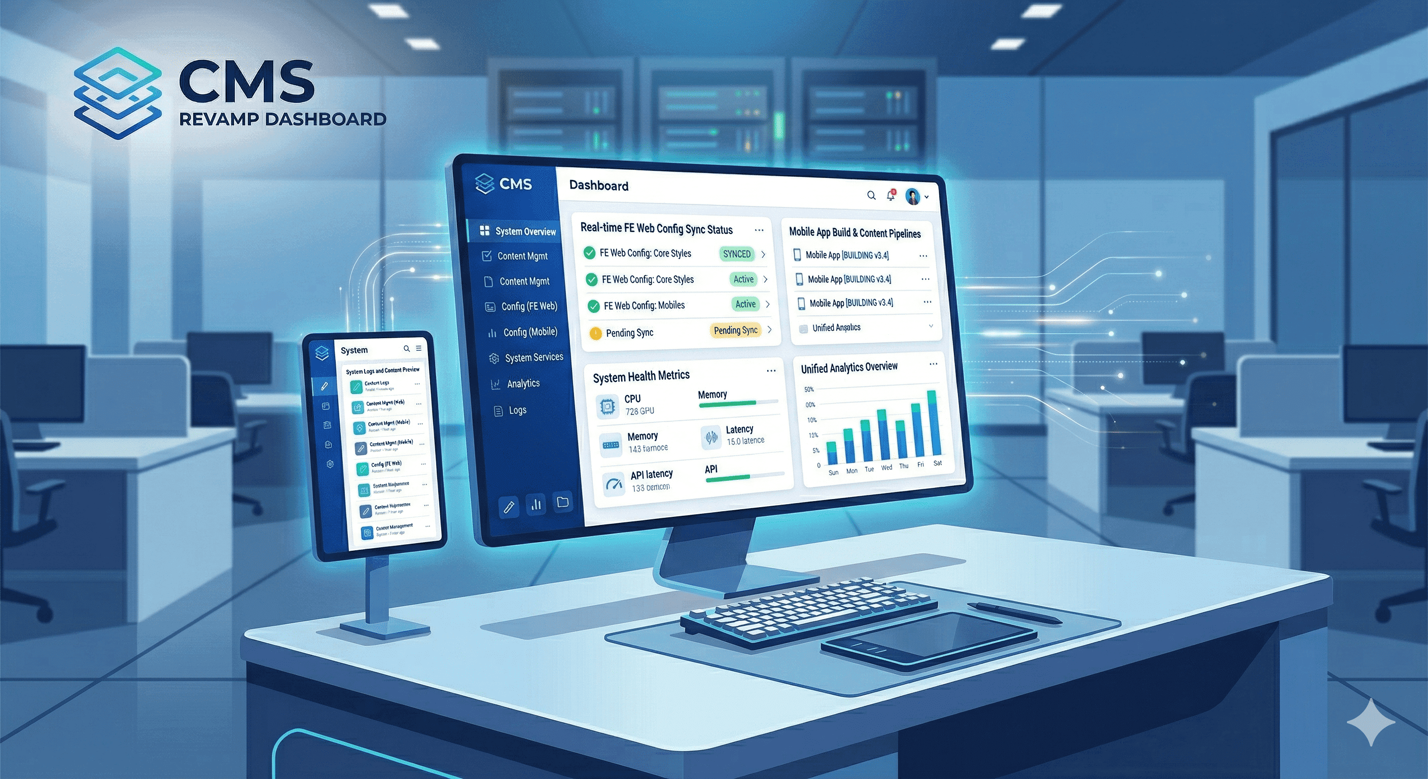 CMS Revamp Dashboard